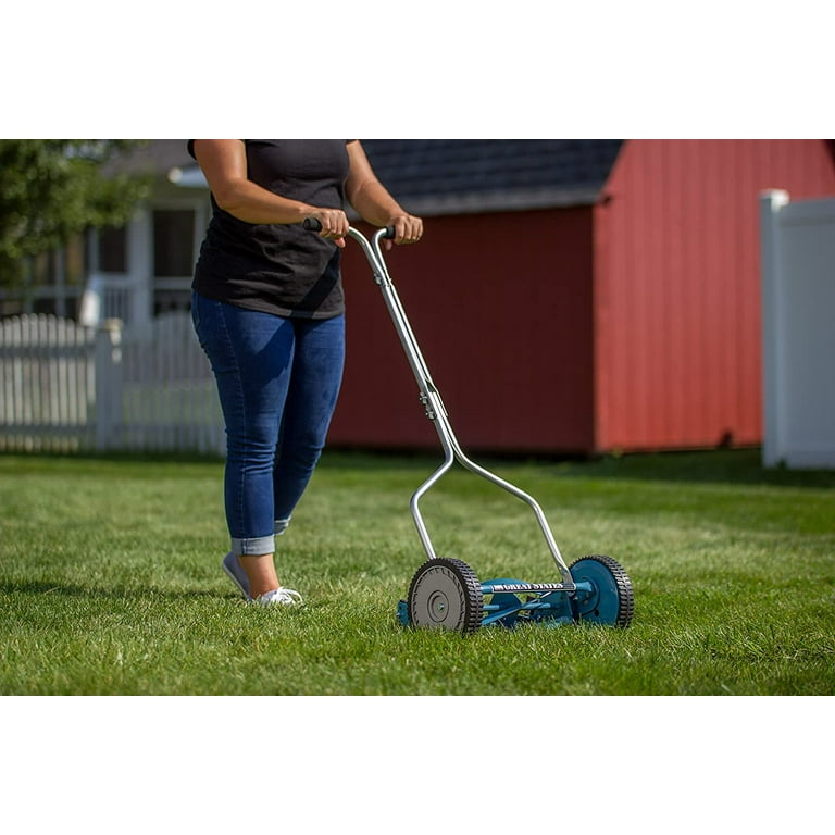 Hand reel online mower