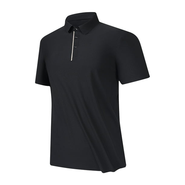 pstuiky Camisas de vestir de manga corta para hombre, Camisa informal holgada de manga corta para hombre, de color liso, fina y de uso diario camisetas de hombre xl