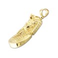 thumbnail image 4 of 14K Gold Egyptian Pharaoh King Tut Pendant, 4 of 5