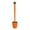 Orange, variant on ZSBCMY Silicone Toilet Brush Plunger Set, Wall Mounted Flexible Cleaning Brush, Corner Cleaner with Cover, Perfect for Bathroom Use, Easy Installation, Quick-Drying