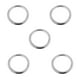 thumbnail image 2 of Set 10 Acero Inoxidable O Redondo Marine Zulema Anillo O de acero inoxidable, 2 of 8