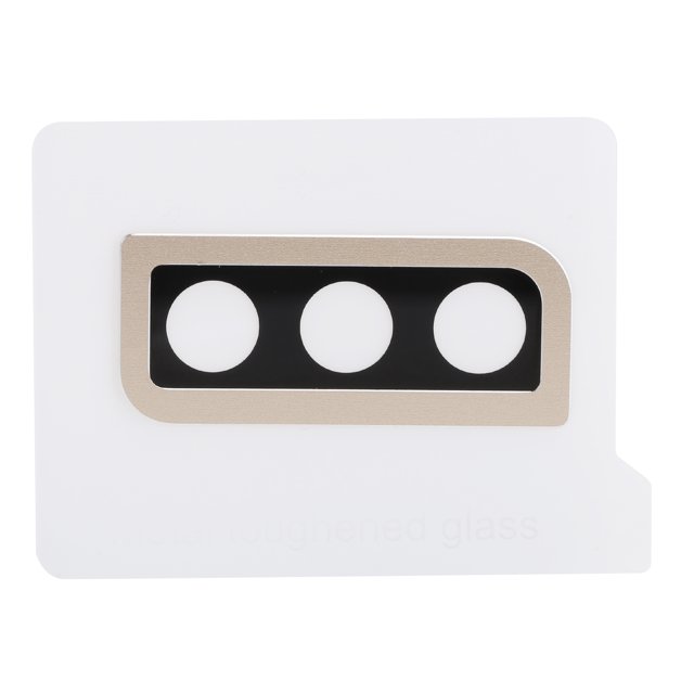 Mobile Phone Lens Protector Metal Camera Covering Film for Samsung S21/S21 Plus PhoneBlack+Golden