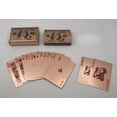 thumbnail image 2 of 1 Decks Luxury 24K Rose Gold Foil Poker Playing Cards Waterproof Plastic Set Gift, 2 of 4