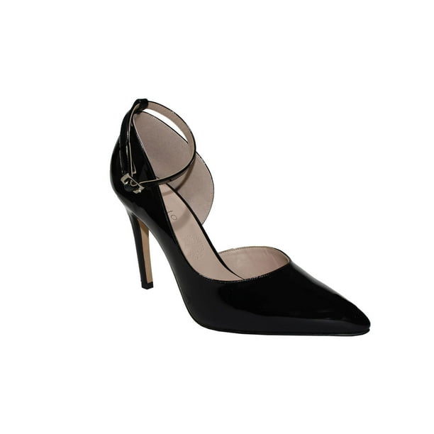 ZAPATILLA PULSERA VESTIR CASUAL LEON MUJER DAMA NEGRO CHAROL 5822 LEON 5822