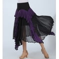 thumbnail image 2 of Womens Adults Circle Ballroom Waltz Paso Doble Flamenco Modern Long Dance Skirts, 2 of 3