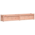 thumbnail image 2 of vidaXL Garden Planters 2 pcs Solid Wood Douglas, 2 of 5