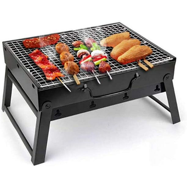 Gemdeck Portable Mini BBQ Charcoal Grill,Folding Grill for Camping