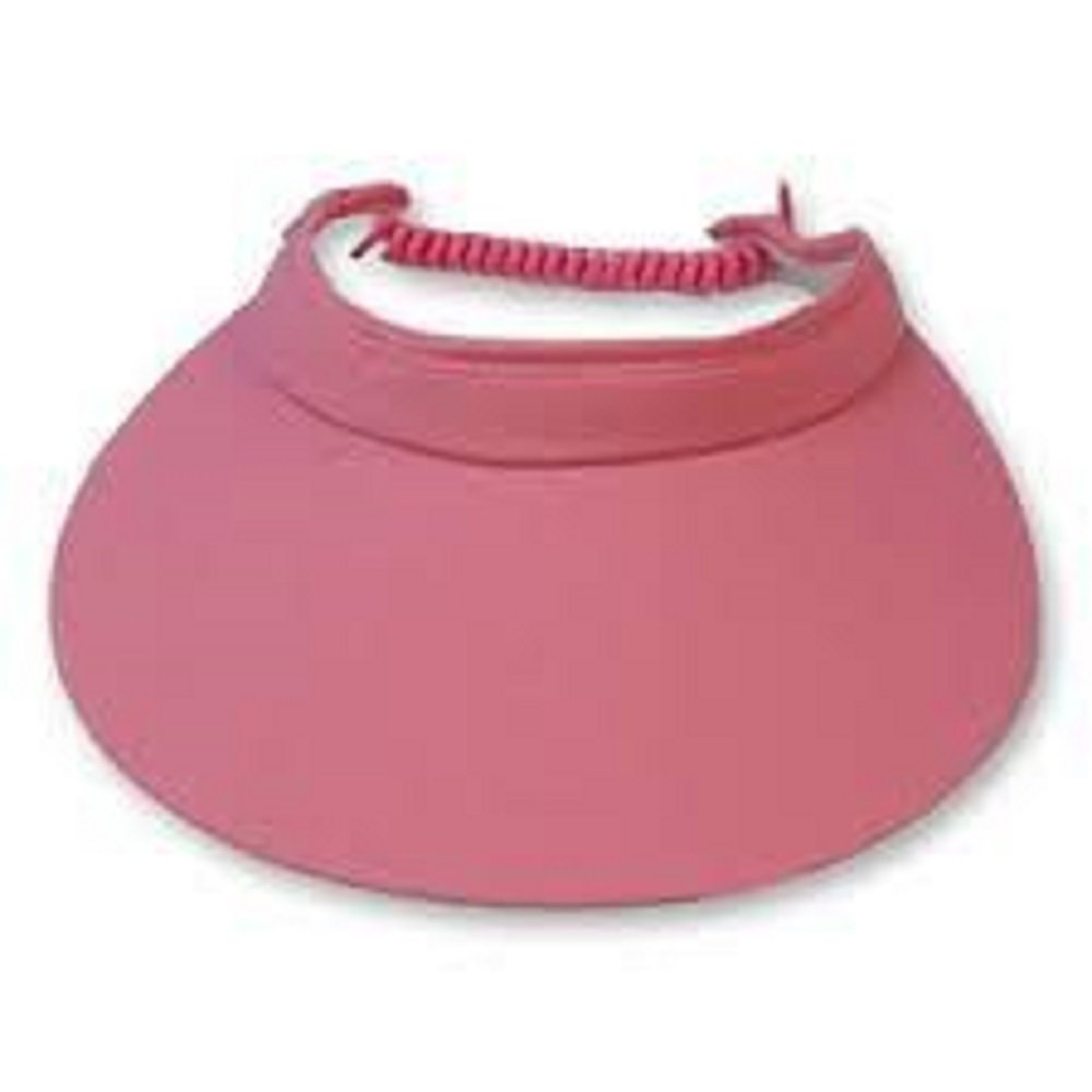 Coil Back Sun Visors (Pink)