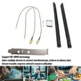 thumbnail image 3 of 5g AX201NGW WiFi Card M.2 Interface 2.4Ghz 5Ghz 3000Mbps WiFi 6 Wireless Card for Win10 11, 3 of 7