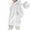 White, variant on Women's Lightweight Loose Fit Casual Jacket with Hood and Front Zipper Pockets in Solid Color for Everyday Wear