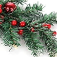 thumbnail image 4 of Dalrosia 5PCS Artificial Pine Picks, Artificial Red Berry Stems with Snow Flocked Holly Christmas Berries Pinecone Ball Branches Faux Berry Spray Sprigs Twigs Christmas Tree Decorations, 4 of 6