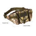 thumbnail image 3 of Yuarrent Riñonera con hebilla, cremallera multifuncional, impermeable, camuflaje, para hombre, riñonera, deporte, Camping, escalada al aire libre Mochilas de mochilero camuflaje verde Yuarrent OD022570-04, 3 of 6