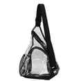 thumbnail image 1 of Bolsa Transparente de PVC Transparente Con Cremallera Impermeable Para Vieges, Compras, Conciertos en la Playa, 1 of 7