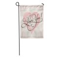 thumbnail image 1 of POGLIP Script Love You Hand Lettering Scalable and Letter Text Vintage Garden Flag Decorative Flag House Banner 12x18 inch, 1 of 2