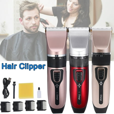 Cordless Hair Clipper Beard Trimmer Men Shaver Children Hair