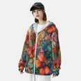 thumbnail image 3 of Lsque Butterflies On Rocky Cliff UPF 50+ Lightweight Sun Protection Men's Women's Long Sleeve Shirt, Hoodie Performance -Small, 3 of 9