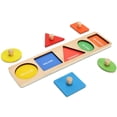 thumbnail image 1 of Puzzle Juguet NIUEVLRS Montessori First Jumbo Pomo con forma de madera, 1 of 7