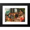 thumbnail image 2 of Workshop of Frans Francken the Younger 18x14 Black Modern Framed Museum Art Print Titled - The Queen of Sheba and King Solomon, 2 of 5
