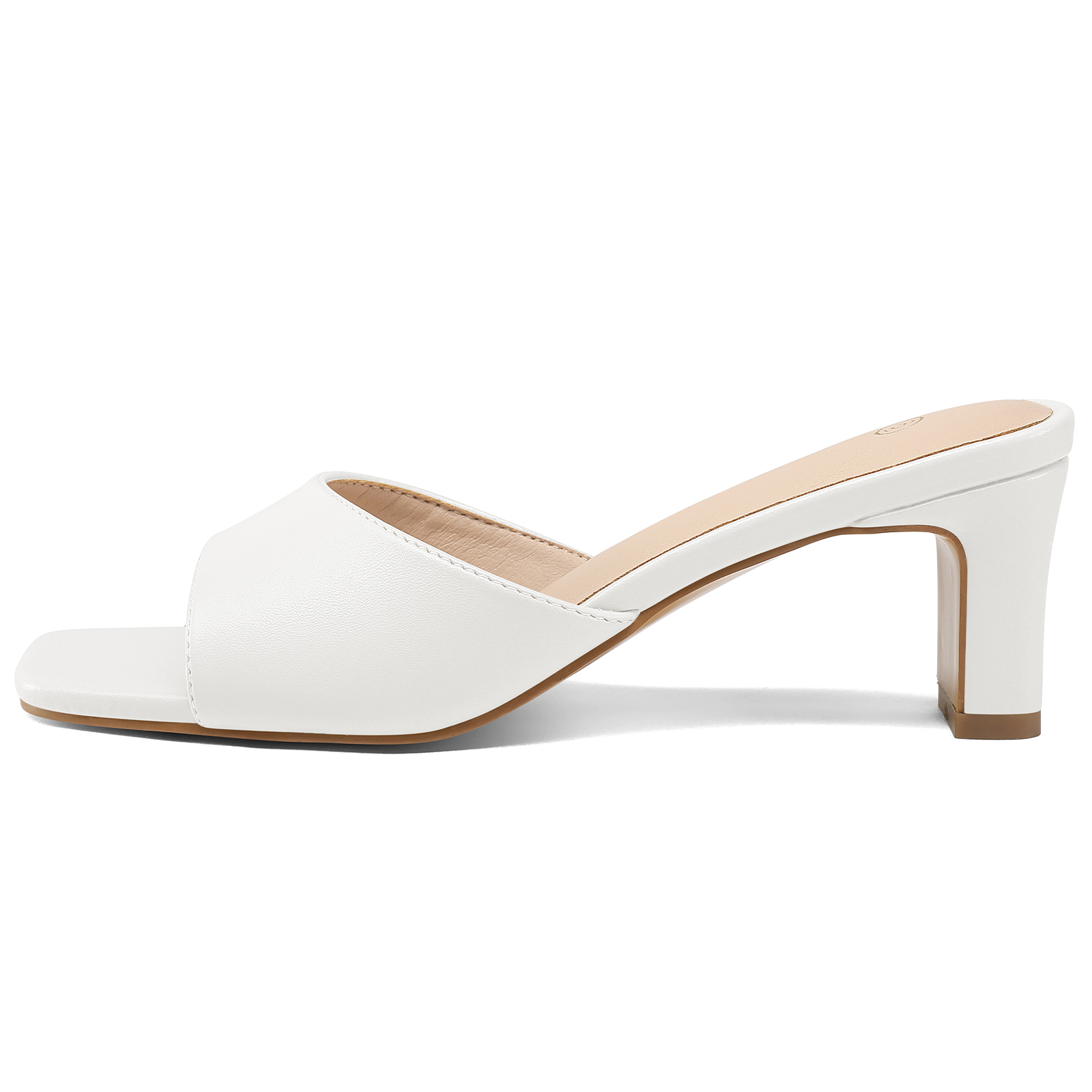 Bocca Women's Block Heel Square Toe Slip-On Mule photo 2