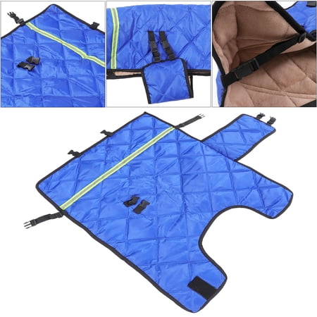 Pawsdot 1Pc Blue Waterproof Cow Calf Vest Warm Coat for Winter Pasture Use