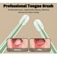 thumbnail image 5 of Juego de cepillos de dientes de silicona, cepillo de dientes + cepillo de lengua + cepillo de dientes + cepillo de dientes con taza para entrenar la dentición brillar Hogar, 5 of 5