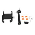 thumbnail image 1 of Soporte universal para teléfono de bicicleta, giratorio 360°, a prueba de golpes, ajustable para dispositivos de 4,2 a 6,8 pulgadas, color negro, 1 of 8