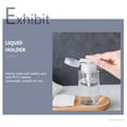 thumbnail image 3 of WEUVEB Support de Liquide de Rangement de Voyage Transparent Étanche pour Lavage des Mains et Plus 2 Pcs 150ML, 3 of 8