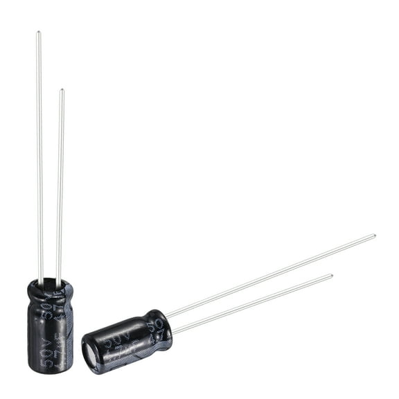 4.7uF 50V Capacitor, Aluminum Electrolytic Capacitors 105C High Temp 50pcs