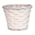thumbnail image 1 of Bamboo White Washed Planter, 1 of 1
