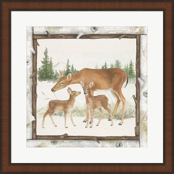 Family Cabin II by Beth Grove, Framed Wall Art, 19.75W x 19.75H