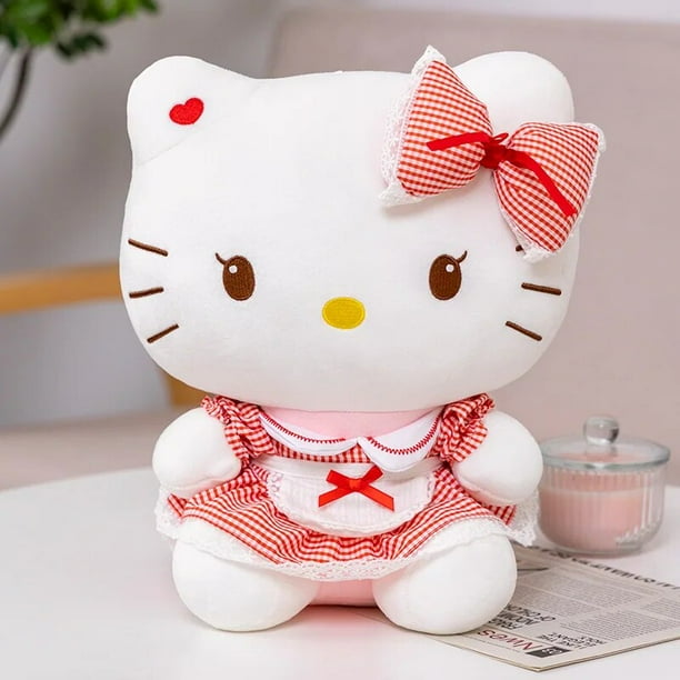 Sanrio-muñeco de peluche de Hello Kitty para niña, juguete de peluche genuino, Kwaii, Cupido, amor, Hello Kitty