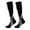 Black, variant on MZXELPRJD No Show Socks Womens Men Compression Socks Calf Knee High Compression Stockings for Walking Running Nylon Unisex Hiking, White Crew Socks Pink XXL