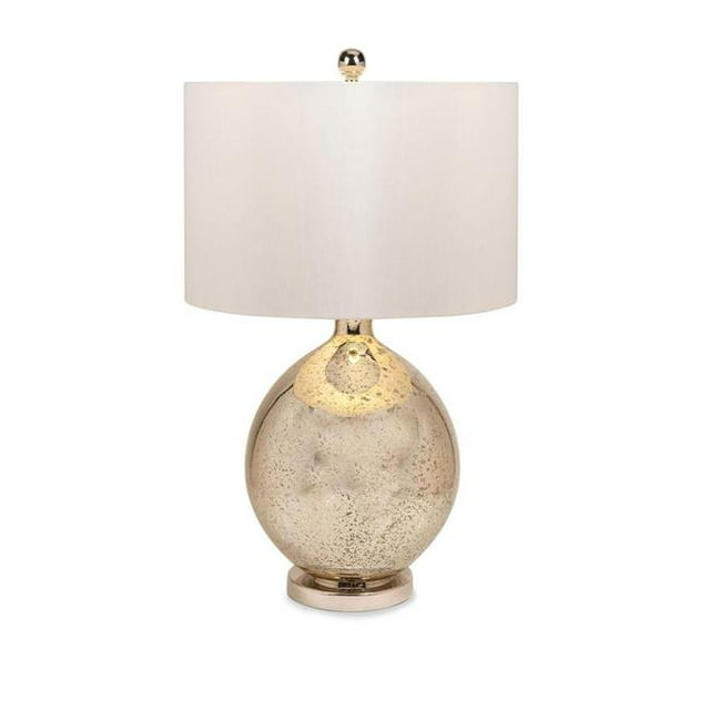 Urban Designs 1330668 31 in. Tara Champagne Mercury Glass Table Lamp