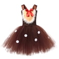 thumbnail image 4 of CONYUMN Girls Dresses Size 10-12 Girl Dress Children's Holiday Party Pommel Dress Reindeer Animal Play Costume Princess Dress Up for Girls 4-6 Prom Dresses for Teens Girls Dress (B,S), 4 of 5