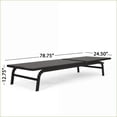 thumbnail image 6 of Outdoor Chaise Lounges Set of 2, 5-Position Recline for Patio Pool | Dark Gray | Aluminum, 6 of 16