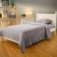 thumbnail image 4 of Dawn All-U-Need Bed-in-a-Bag Comforter Set, Twin/Twin XL, 3-Piece Bedding Bundle with Reversible Comforter, Fitted Sheet and Pillowcase(s), Washed Grey, Velvety Soft Microfiber, 4 of 7