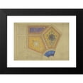 thumbnail image 2 of Jules-Edmond-Charles Lachaise 18x14 Black Modern Framed Museum Art Print Titled - Design for the Painted Decoration of a Coffered Ceiling (19th Century), 2 of 5