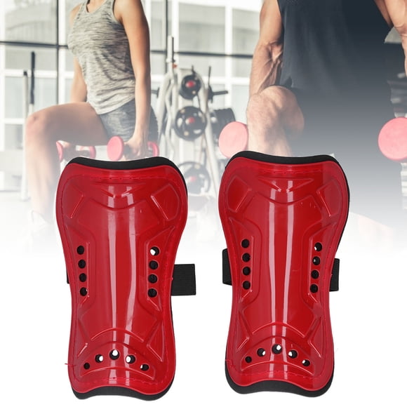 Shin Guards Youth, Professional Soccer Shin Guards Functional with High Performance for Sports Red