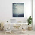 thumbnail image 2 of Stupell Industries Serene Monochromatic Deer Standing Foggy Nighttime Scene, 36 x 48, Design by Incado, 2 of 6