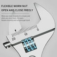 Heavy Duty Adjustable Carbon Steel Wrench with Long Handle for Large