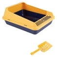thumbnail image 2 of Caja de arena para gatos Strade Fareast Limited extraíble L Azul amarillo, 2 of 8