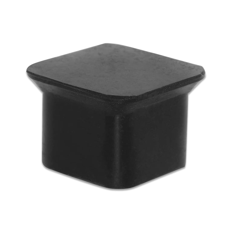 4 Pack Square Chair Leg Floor Protectors - 30x30mm Anti-Scratch PVC Caps For Hardwood