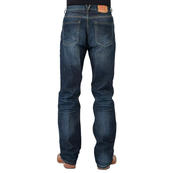 Stetson Men's Modern Fit Bootcut Jeans - 11-004-1312-4070 BU 36W x 30L  US