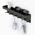 thumbnail image 1 of Key Holder, 6 Hooks Wall Mount Key Rack, Adhesive Mail Organizer with Key Hooks, 1 of 4