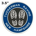 thumbnail image 2 of Go Trekking! At Tuckerman Ravine, New Hampshire 3.5 Inch Iron Or Sew On Embroidered Fabric Badge Patch Hiking Trails Iconic Series, 2 of 2