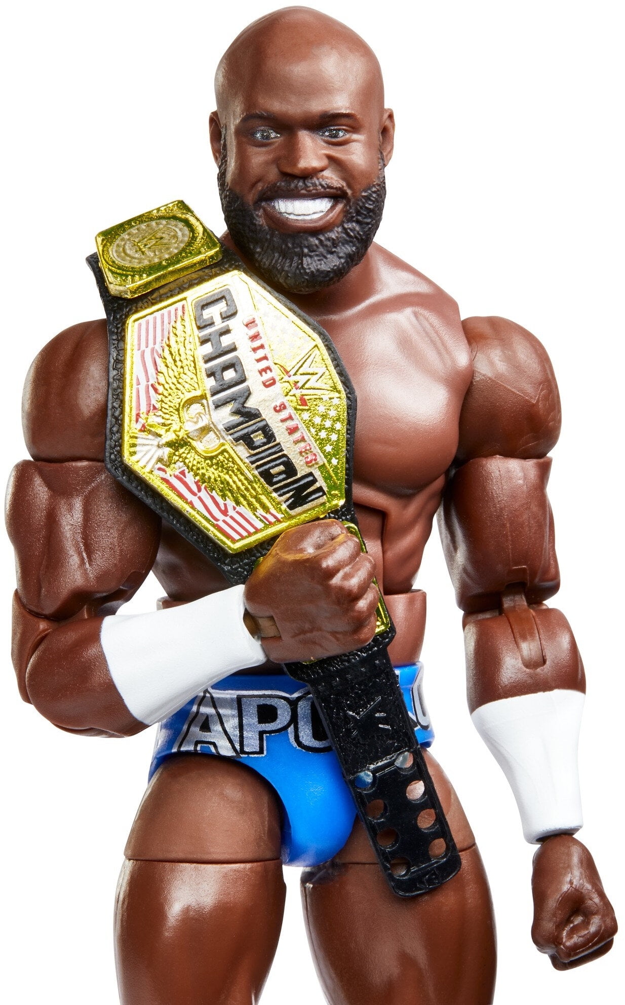 WWE Apollo Crews Elite Collection Action Figure, 6-in Posable Collectible
