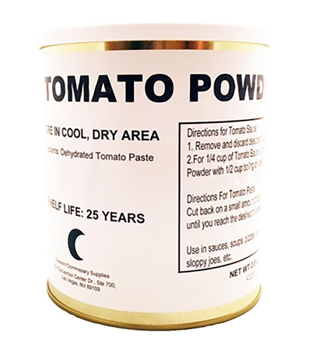 Military Surplus Freeze Dried Tomato Powder 25+ Years Long Shelf Life | Emergency Camping Food for Hiking, Backpacking | Tomato Powder #10 Can - 1 Can ✅