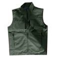 thumbnail image 4 of Women's Dressy Vest Sleeveless Solid Color Open Front Jackets Zip Up Fashion Casual Waistcoat Tops, 4 of 6