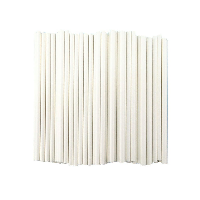 Hibro Wax Paper Roll Baking Solid Paper Lollipop Sticks Lollipop Sticks Chocolate Candy Lollipop Sticks, Size: One size, White