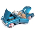 thumbnail image 2 of 1954 Chevrolet Corvette Convertible Pennant Blue Metallic "American Muscle" Series 1/18 Diecast Model Car by Auto World, 2 of 8